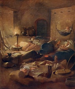 Casa di contadini arabi da Unbekannter Künstler