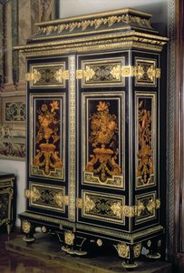 Armadio con decorazione a marqueterie, di André Charles Boulle (1642-1732), Parigi, fine XVII secolo da Unbekannt