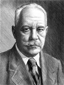 Arnold Sommerfeld, fisico tedesco, c 1910-1920