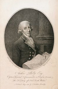 Arthur Phillip, comandante navale britannico, c. 1789 da Unbekannt