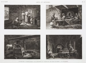 Panetteria e pasticceria Panettieri e pasticceri, Egitto, c. 1798
