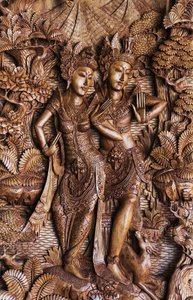 Intaglio in Legno Balinese in Vendita, Ubud, Bali, Indonesia (foto) da Unknown