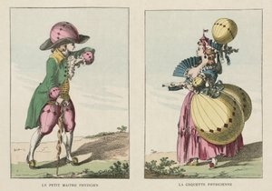 Costumi ispirati ai palloni, fine XVIII secolo da Unbekannt