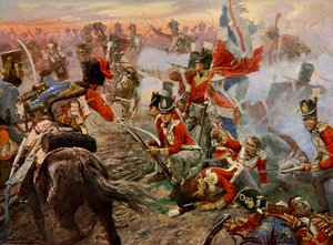 Battaglia di Quatre Bras nel 1815