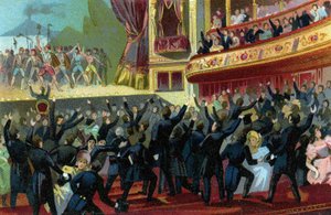Rivoluzione belga del 1830 (illustrazione) da Unbekannter Künstler