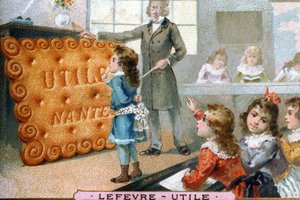 Biscotto Lu Nantes - Loire Atlantique N* 205 - Nantes - Museo delle Arti Decorative - Mostra "Biscuiterie Nantaise" da Unbekannt