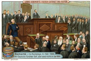 Bismarck nel Reichstag