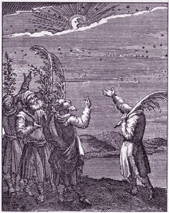 Benedizione sulla luna nuova dal libro pubblicato a Utrecht da Unbekannter Künstler