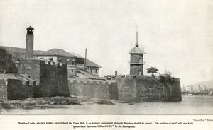 Castello di Bombay monumento storico, c1900s (foto) da Unbekannter Künstler