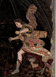 Angelo rimbalzante - Scultura, arte barocca da Unbekannter Künstler
