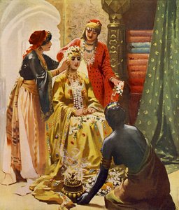 Preparativi per il matrimonio da Unbekannter Künstler