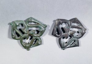 Montature per imbracature in bronzo da South Shields, fine II secolo d.C.
