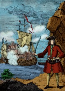 Capitano John Avery, incisione.