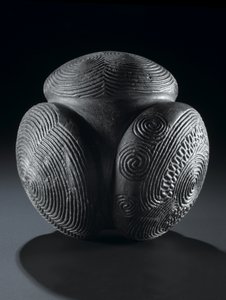 Sfera scolpita da Glass Hill, Towie, Aberdeenshire, Neolitico, c.3000 a.C. da Unbekannt