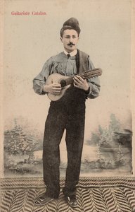 Chitarrista catalano, c.1910 (cartolina) da Unbekannter Künstler