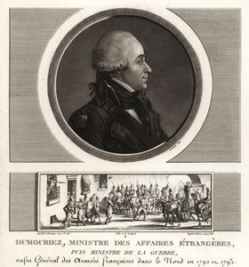 Charles-Francois du Perier Dumouriez, generale francese durante le guerre rivoluzionarie francesi