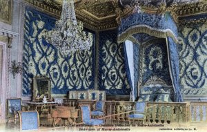 Chateau de Fontainebleau: camera da letto della regina Maria Antonietta da William M. Timlin