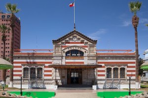 Cile, città di Arica, Casa de la Cultura (Aduana), centro espositivo progettato da Gustave Eiffel da Unbekannt