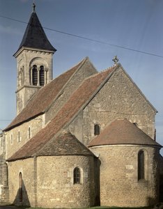 Chiesa di San Martino, Vic, Berry, Francia, costruita nel 12° secolo da Unbekannt