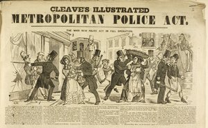 Cleave’s Illustrated Metropolitan Police Act da Unbekannter Künstler