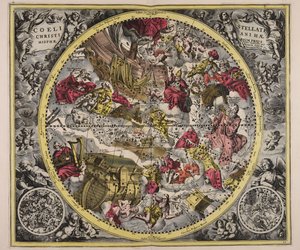 Coeli stellati christiani haemisphaerium prius da Unbekannter Künstler