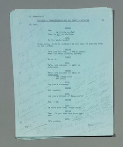Collezione di fogli di sceneggiatura rivisti del film finale e incompiuto di Marilyn Monroe, 