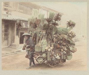 Venditore ambulante - Giappone 1880-1910 da Unbekannter Künstler