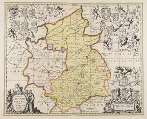 Comitatis Cantabrigiensis vernacule Cambridge Shire da Unbekannter Künstler