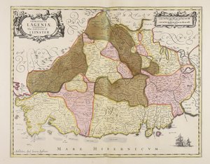 Comitatus Lageniae  La contea di Leinster da Unbekannter Künstler