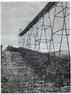 Costruzione del viadotto di Kinzua