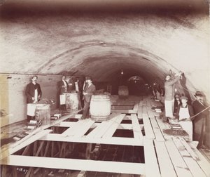 Costruzione, Tunnel Costruzione del Tunnel di Rotherhithe, Londra da Unbekannt