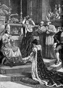 Incoronazione di Napoleone, Francia da Unbekannter Künstler