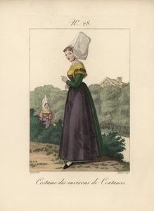 Costume della zona di Coutances da Unbekannter Künstler