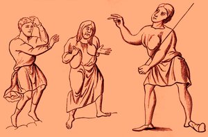 Costumi di schiavi o servi, VI - XII secolo