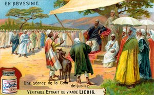 Processo in Etiopia - illustrazione