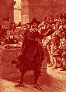 Cromwell si rivolge al lungo parlamento da Unbekannter Künstler