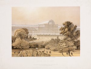Palazzo di Cristallo, Post-Grande Esposizione Il Palazzo di Cristallo dalla Rosery, c. 1855