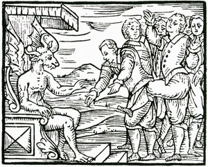 Raffigurazione della stregoneria. XVI secolo da Unbekannter Künstler