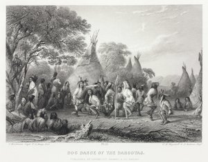 Danza del cane dei Dahcotas, Nord America da Unbekannt