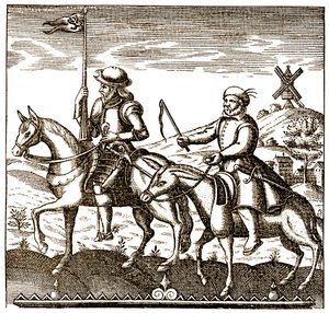 Don Chisciotte e Sancho Panza da Unbekannter Künstler