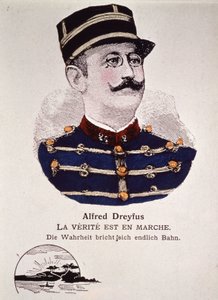 Affare Dreyfus: la verità corre, inizio XX secolo (incisione) da Unbekannter Künstler