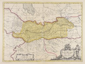 Ducatus Gelriae pars prima quae est Neomagensis auctore Bartholdo Wicheringe. da Unbekannter Künstler