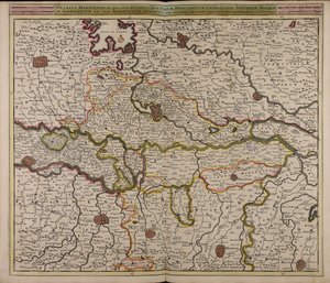 Ducatus Mantuensis : in qua sunt ducatus Guastallae principatuum Castiglionae Solverinae Bosolae et Sabbionettae nec non Mirandolae ducatus : cum ommibus adjacentibus provinciis da Unbekannter Künstler