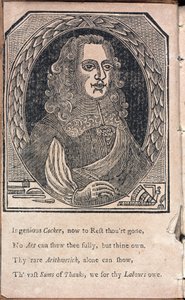 Edward Cocker, matematico e incisore inglese da Unbekannt