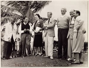 Edoardo, Duca di Windsor e Wallis, Duchessa di Windsor a un Torneo di Golf a Nassau