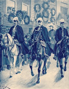 Edoardo VII nel corteo funebre della regina Vittoria da Unbekannter Künstler