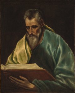 El Greco - Ritratto di apostolo (San Filippo), Fogg da Unbekannter Künstler