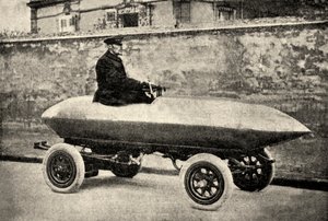 Auto da corsa elettrica da Unbekannter Künstler