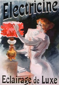 Electricine, pubblicità di lampade elettriche