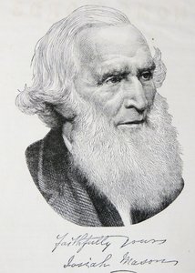 Incisione di Josiah Mason da Unbekannter Künstler